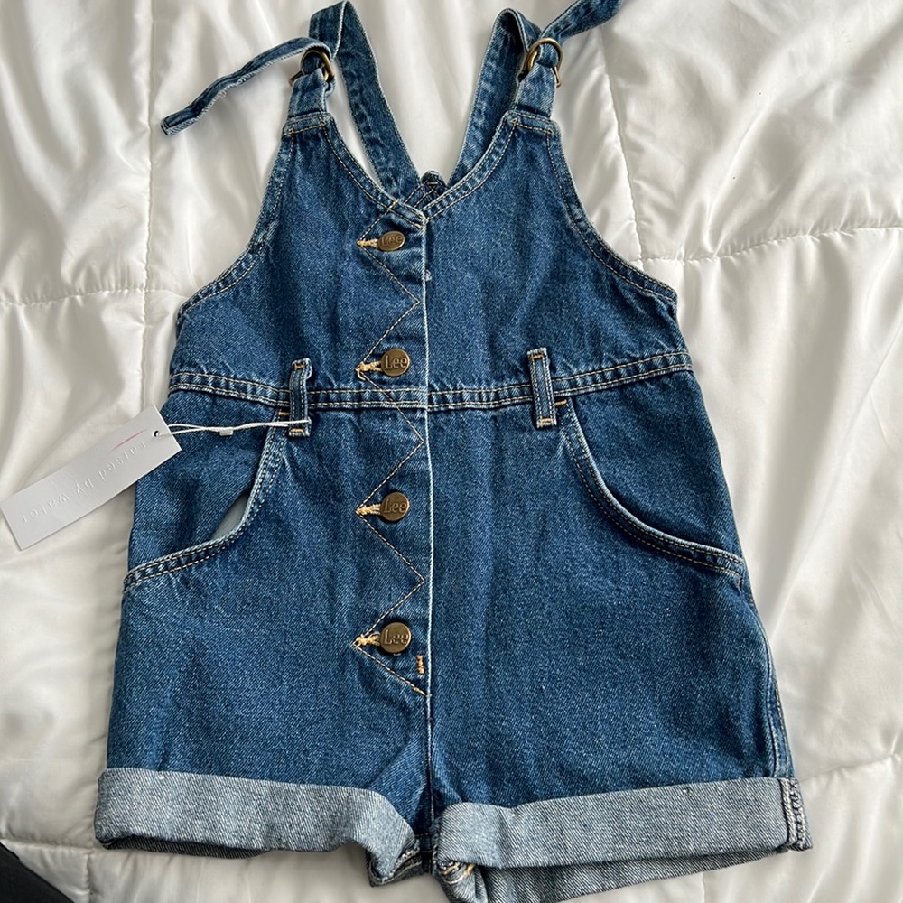 Lee kids vintage short overalls for size 3-5 years old